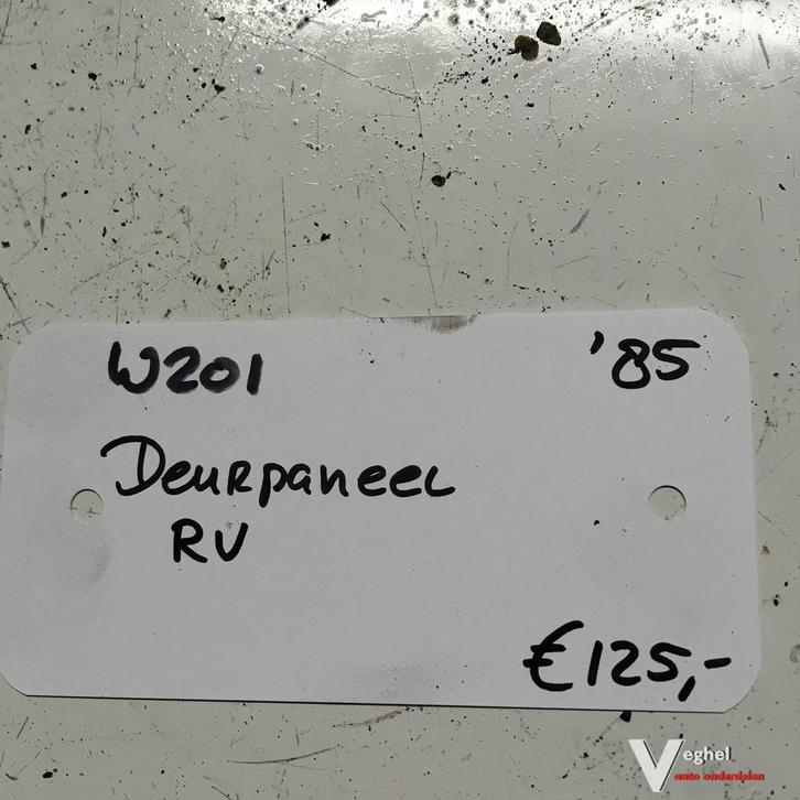 Mercedes W201 1985 Deurpaneel Rechtsvoor, Autos : Pièces & Accessoires, Habitacle & Garnissage, Utilisé, Enlèvement