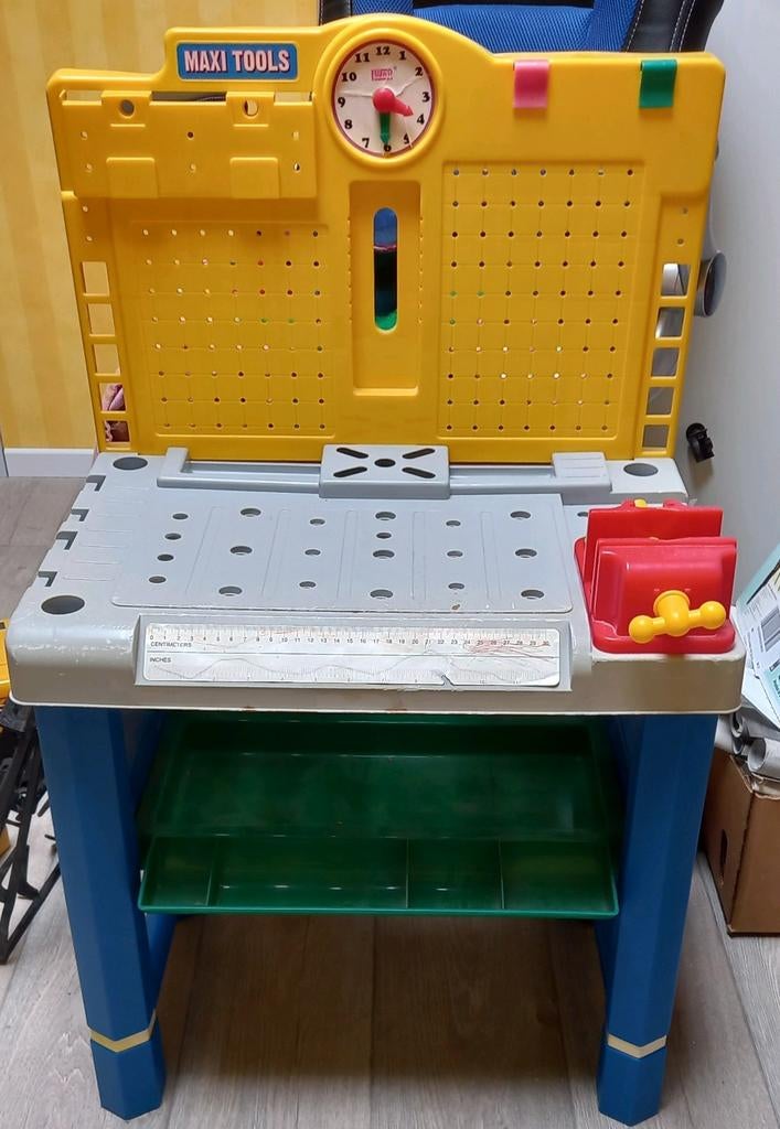 Werkbank + materiaal, Ophalen, Gebruikt