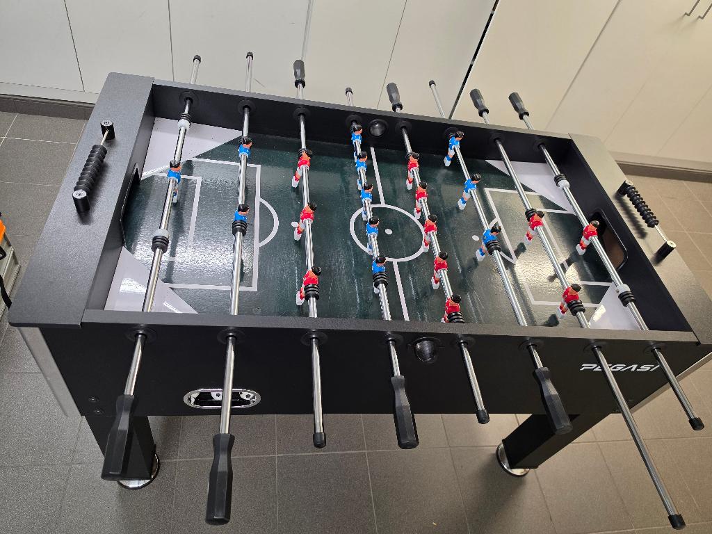 Pegasi-tafelvoetbal, Ophalen, Gebruikt