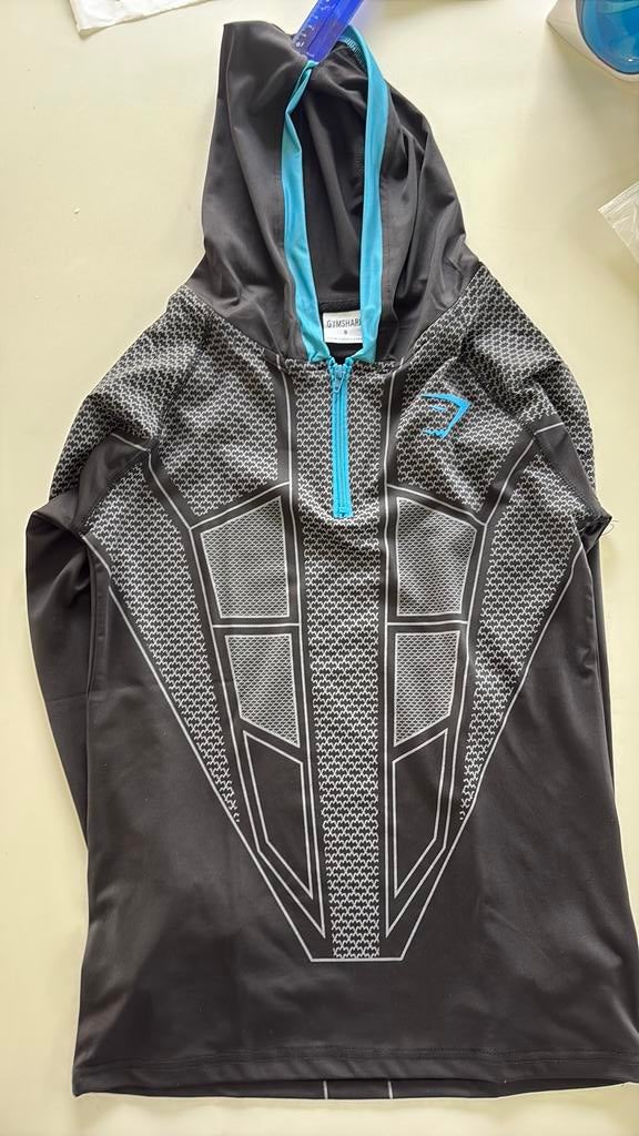 Gymshark Onyx Hoodie, Kleding | Dames, Sportkleding, Blauw, Nieuw, Ophalen of Verzenden, Fitness of Aerobics