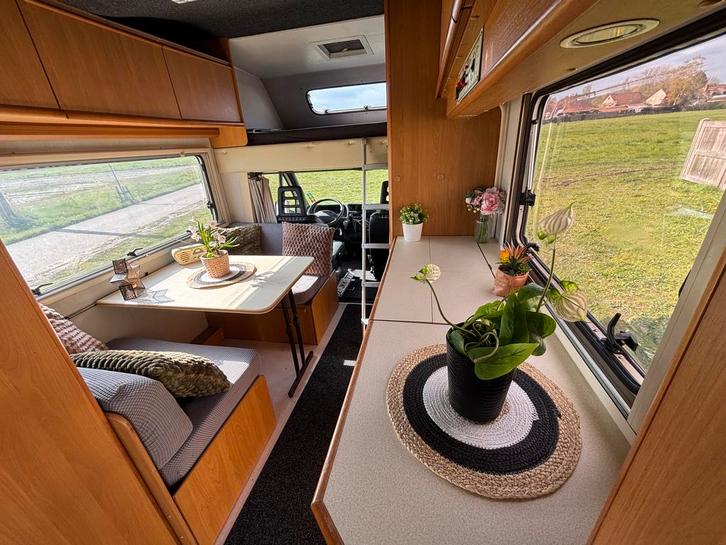 Belle Fiat Ducato 2.5TD avec seulement 121000km pour 6 pers., Caravanes & Camping, Camping-cars, Particulier, jusqu'à 6, Alcôve