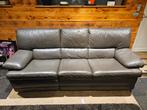 Lederen zetel / 3-zit met 1 relax, Maison & Meubles, Canapés | Salons, 75 à 100 cm, Comme neuf, Enlèvement, Cuir