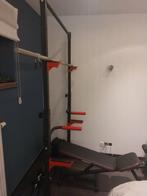 Home Gym - squat rack- halterbank, Ophalen, Halterset