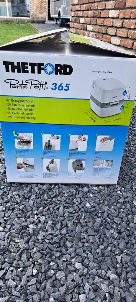 Draagbare porta poti, Ophalen, Zo goed als nieuw