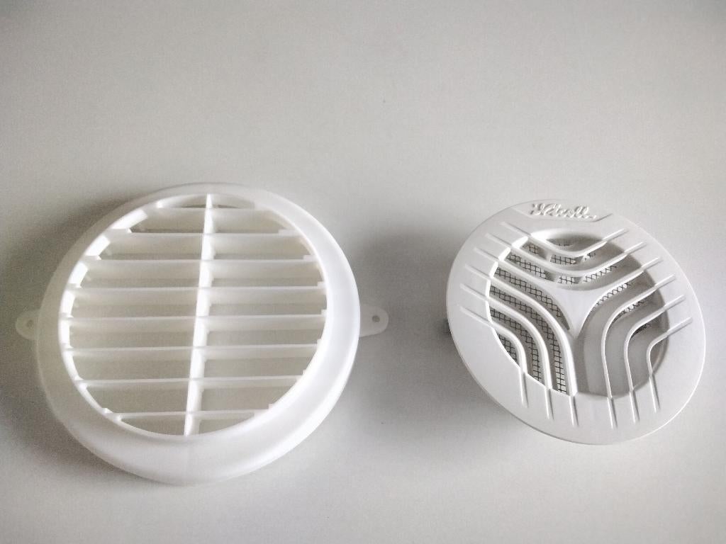 2 grilles d’aération et ventilation résine et pvc / NEUF, Enlèvement ou Envoi, Neuf