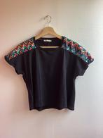 T-shirt Zara s, Zwart, Ophalen of Verzenden, Zo goed als nieuw, Korte mouw