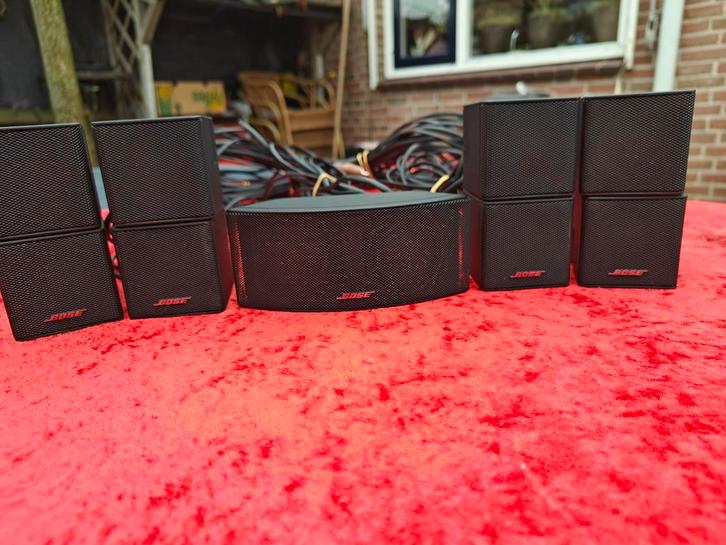 Haut-parleurs Bose Jewel 5x avec câbles, TV, Hi-fi & Vidéo, Ensembles home-cinéma, Enlèvement ou Envoi
