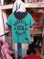 T-shirt voor jongens in groen en marineblauw 18/24 maanden, Kinderen en Baby's, Babykleding | Maat 86, Gebruikt, Scamps boys, Ophalen of Verzenden