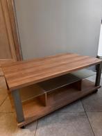Salontafel op wieltjes, Enlèvement, Comme neuf, Verre