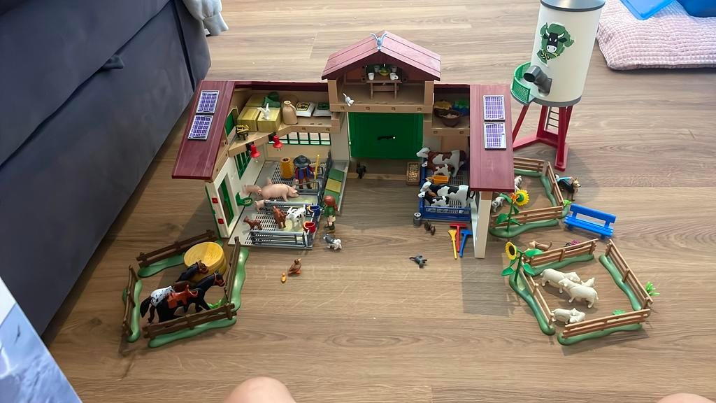 Een playmobil boerderij, Verzamelen, Ophalen, Zo goed als nieuw