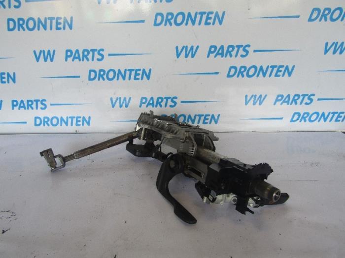 Boîtier colonne de direction complet d'un Volkswagen Tiguan, Volkswagen, -, 3 mois de garantie, Utilisé