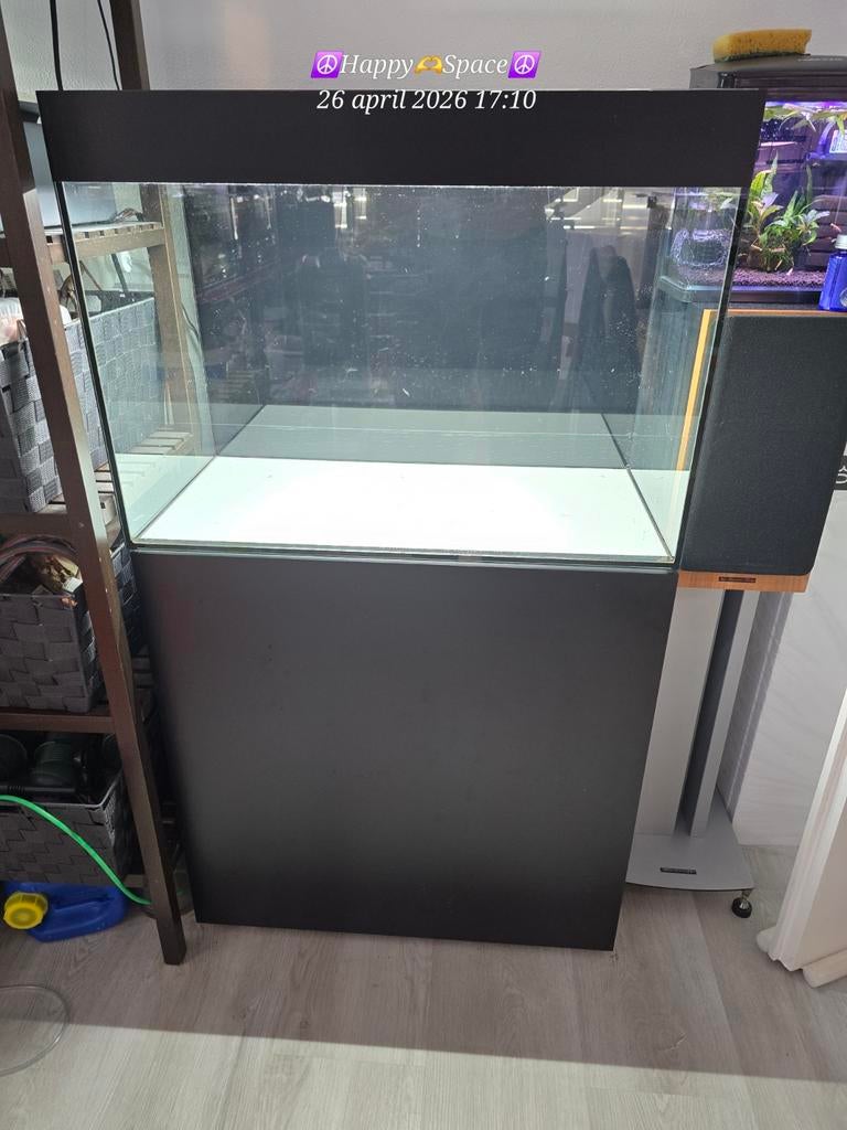 Oase Style-line 125 zwart Co2 eheim incbird wifi, Chauffage, Oase, Aquarium d'eau douce rempli, Comme neuf