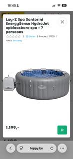 Lay-z spa santorini jacuzzi, Ophalen, Gebruikt, Filter, Opblaasbaar