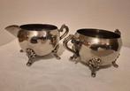 Pot à lait et à sucre vintage. Plaqué argent, Enlèvement ou Envoi
