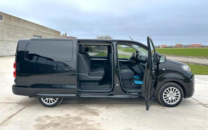 Peugeot Expert Long 2019 Dubbele Cabine 6pl Dodehoek Camera, Auto's, Bestelwagens en Lichte vracht, Bedrijf, Te koop, 360° camera