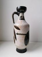 Grote vintage keramische vaas – gesigneerd, Enlèvement, Noir