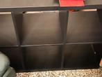 Meuble ikea kallax brun/noir 6 casiers, Maison & Meubles, Enlèvement, Utilisé