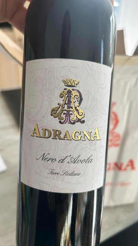 Rode wijn Adragna Nero d’Avola 2012, Collections, Vins, Pleine, Comme neuf, Enlèvement, Vin rouge
