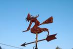 3D smeedijzeren windwijzer in bronskleur, zie foto's, Tuin en Terras, Ophalen of Verzenden, Nieuw