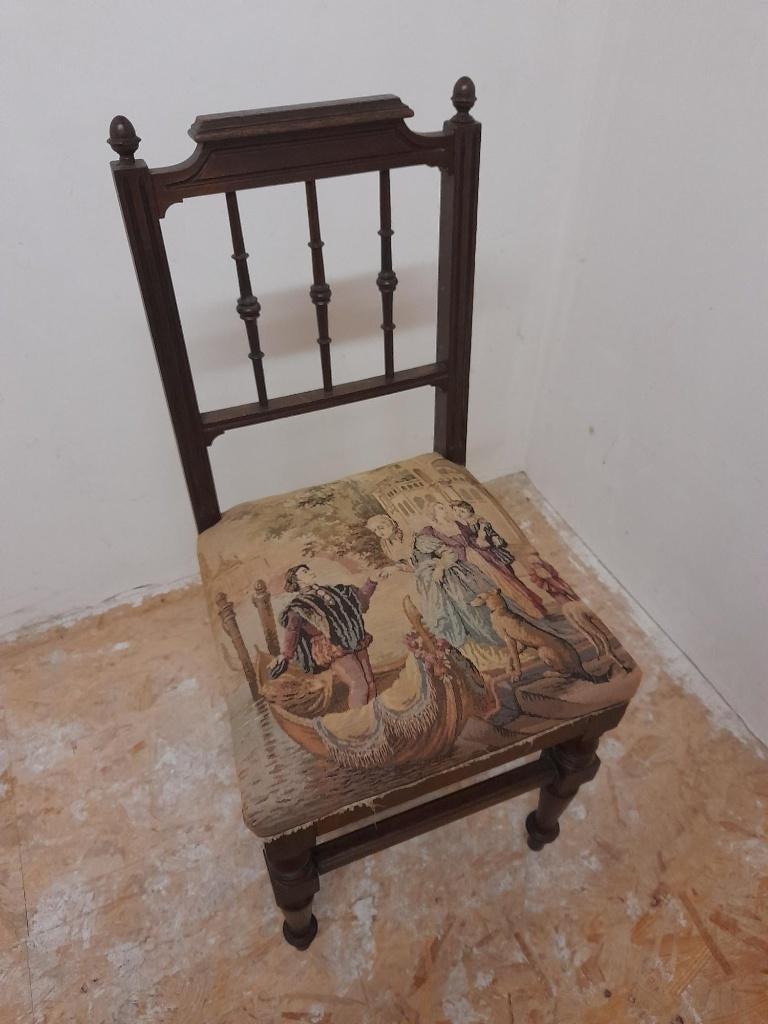 6 CHAISES rétro... GRATUIT, Enlèvement, Utilisé, Bois, Rustiek