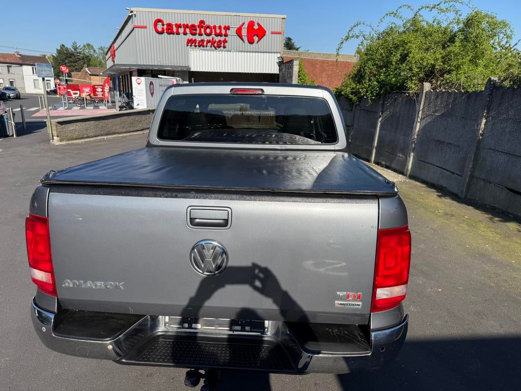 Vw Amarok 2.0L diesel jaar 2012, Zwart, 4 cilinders, Bedrijf, Parkeersensor