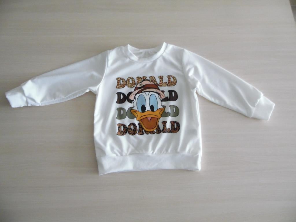 SWEAT DONALD    DISNEY    NEUF, Enfants & Bébés, Vêtements enfant | Taille 104, Garçon, Enlèvement ou Envoi, Pull ou Veste, Neuf