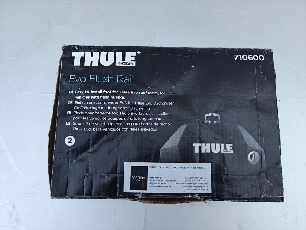 4 pieds de fixation THULE Evo Flush Rail 710600, Ophalen of Verzenden