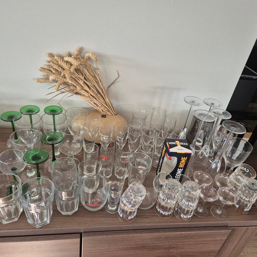 GRATIS diverse glazen, Enlèvement