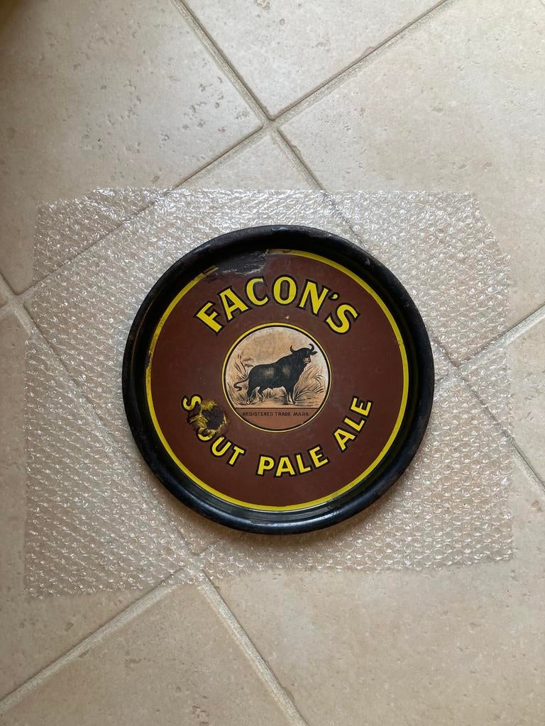 Facons stout oude emaille plateau, Ophalen of Verzenden, Zo goed als nieuw