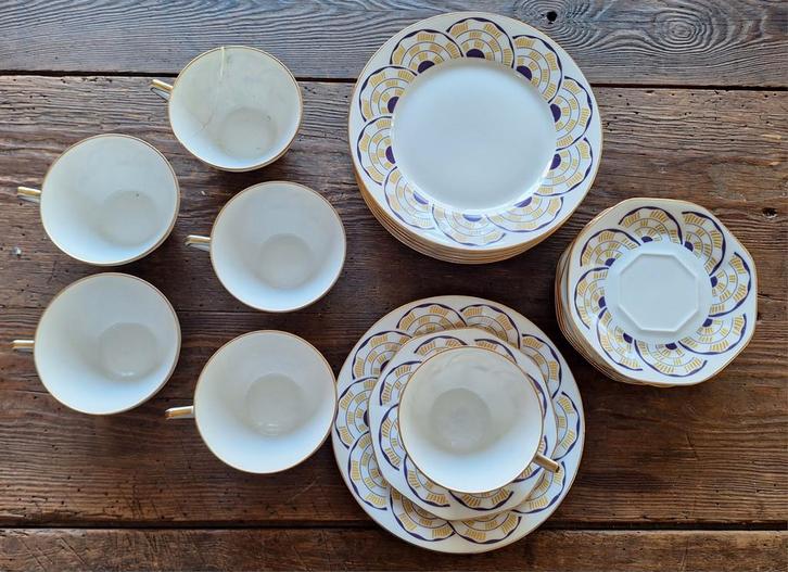 Limoges koffieservies theeservies, Antiek en Kunst, Antiek | Servies compleet, Ophalen of Verzenden