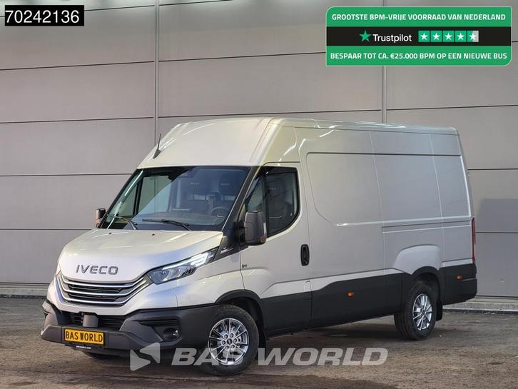 Iveco Daily 35S21 BPM VRIJ! 3.0L Automaat L2H2 210PK 2025-Mo, Auto's, Bestelwagens en Lichte vracht, Bedrijf, Te koop, Achteruitrijcamera