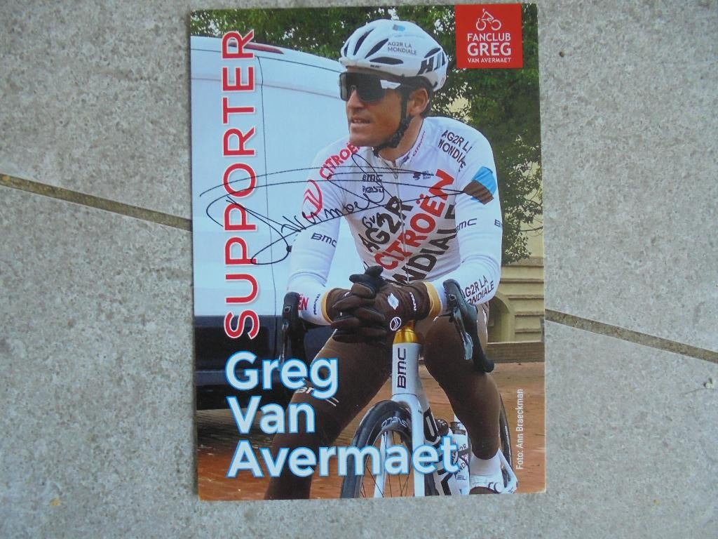 Wielerfoto Greg Van Avermaet, Verzenden