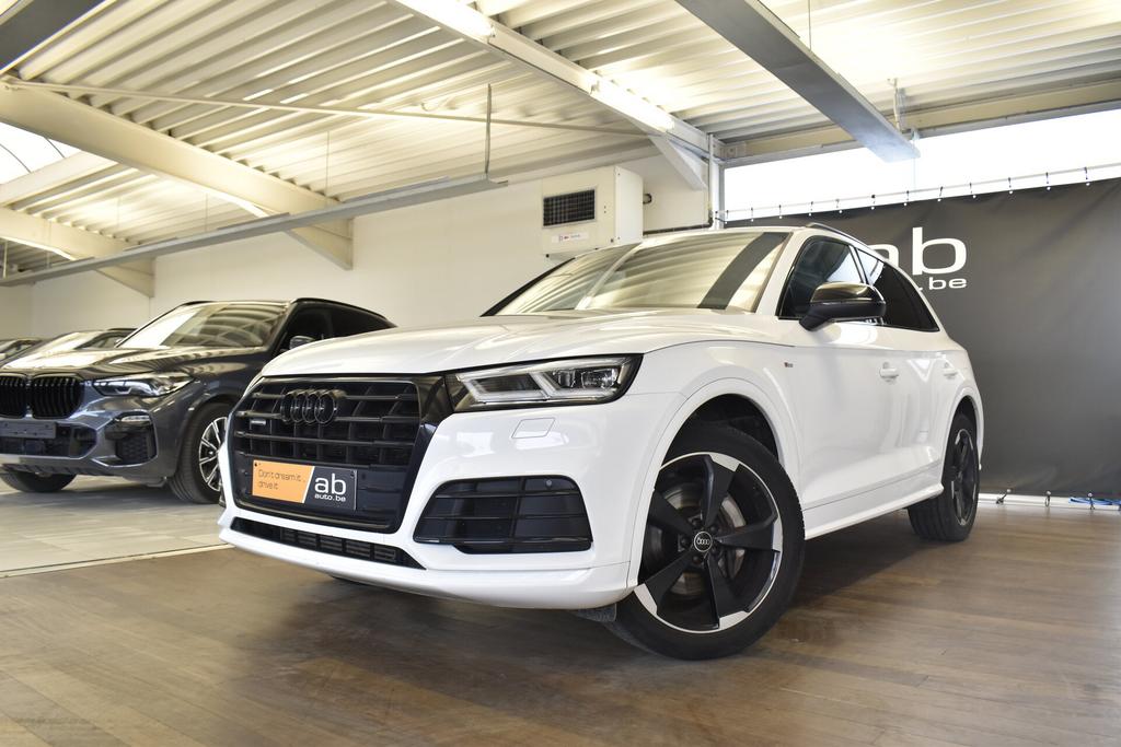 Audi Q5 55 TFSIE, S-LINE, LEDER, MATRIX LED, HEAD-UP, CAMER, 0 kg, Wit, Bedrijf, 5 zetels