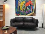 Zetel bank Corbusier Perriand Jeanneret leer leder, Ophalen, Tweepersoons, Zo goed als nieuw, Rechte bank