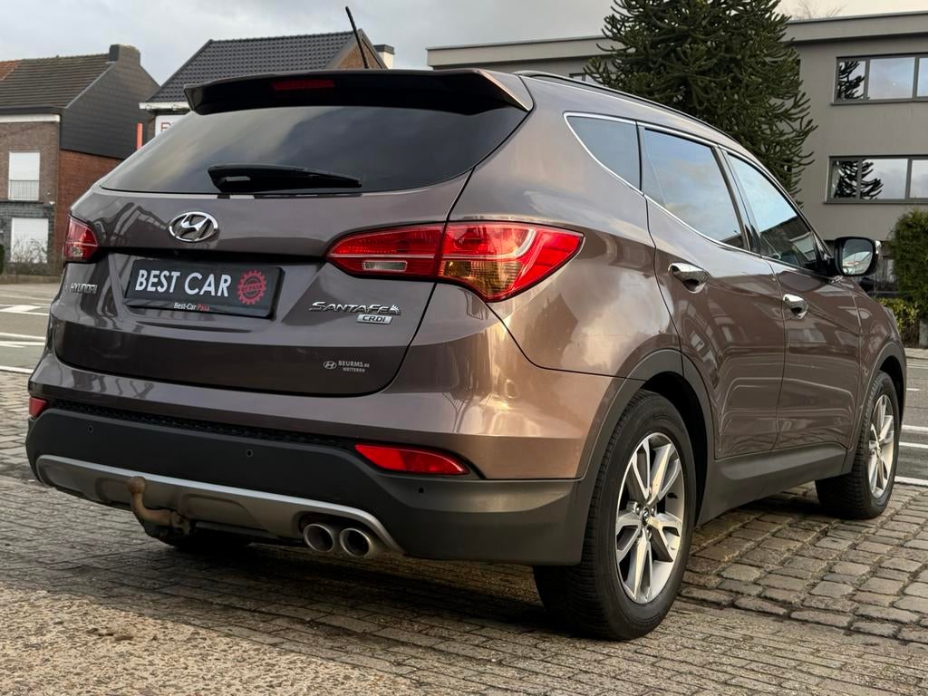 Hyundai Santa Fe 2.0CRDi * Euro6, Auto's, Santa Fe, 4 cilinders, Bruin, Leder