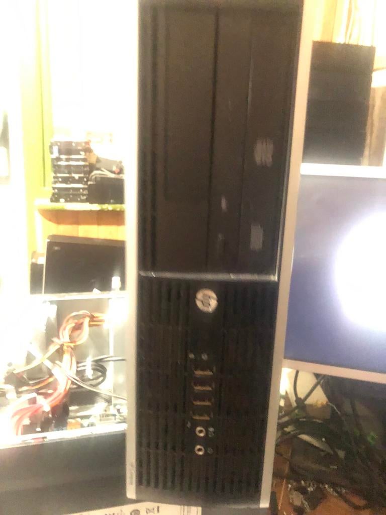 HP core i5, Computers en Software, Desktop Pc's, Ophalen, Gebruikt, Met monitor, 8 GB