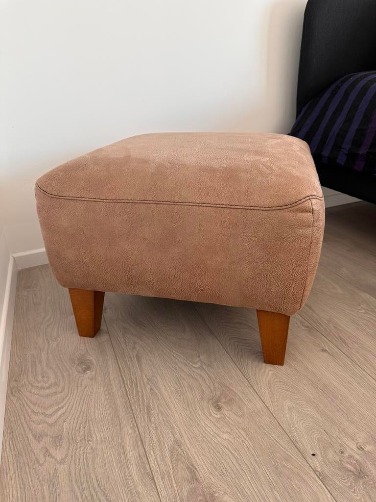 koffiekleurige suède bank, Ophalen, Zo goed als nieuw