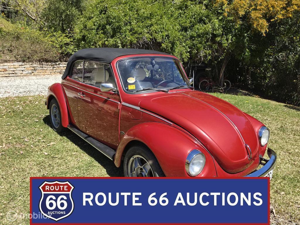 Volkswagen Beetle Cabriolet | 1977 | Route 66 Auctions, Auto's, Oldtimers, Bedrijf, Te koop, Volkswagen, Benzine, Overige carrosserie