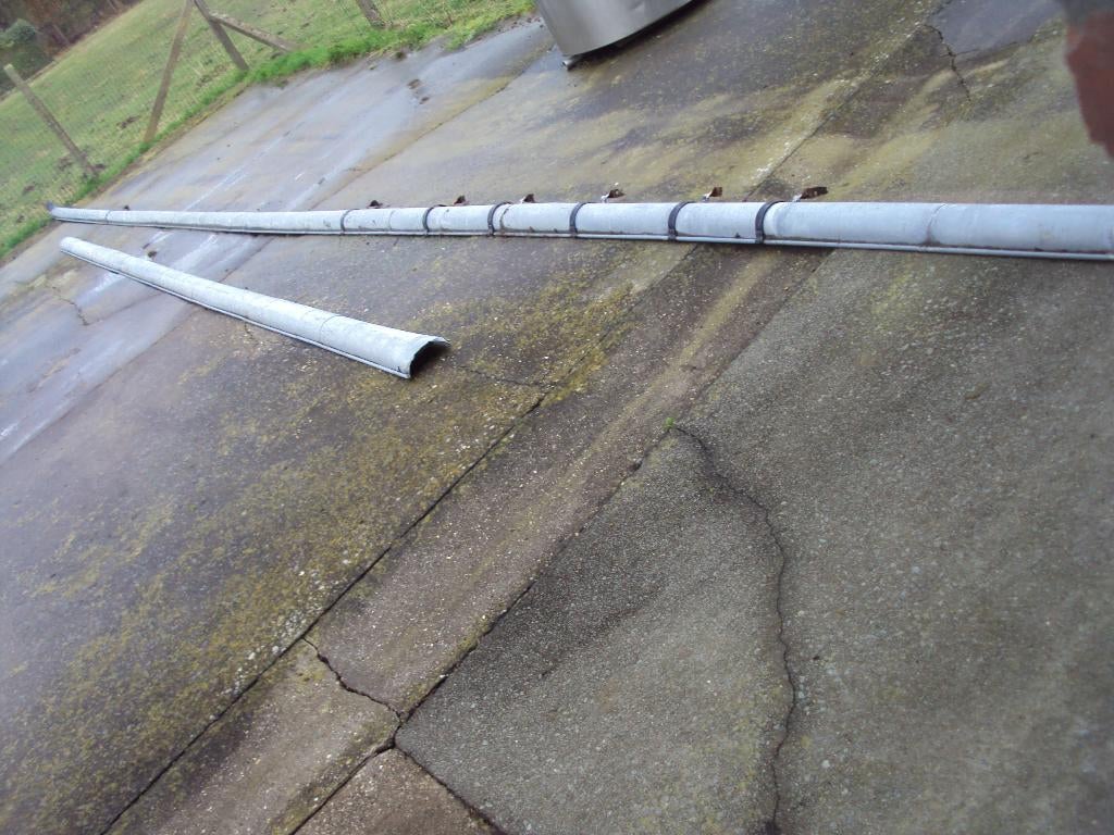 Dakgoten, Ophalen, Zink