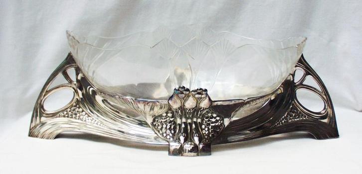 Grande jardinière Art Nouveau - WMF., Antiquités & Art, Antiquités | Services (vaisselle) pièces, Enlèvement ou Envoi