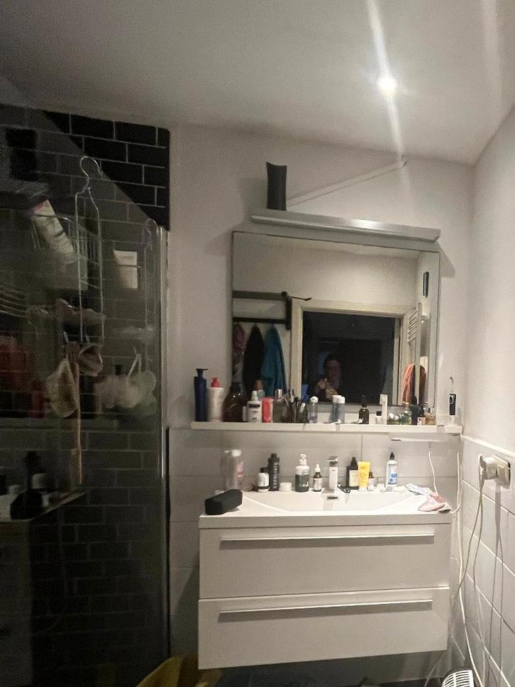 Badkamerspiegel 90*70, Huis en Inrichting, Badkamer | Badkamermeubels, Gebruikt, Overige typen, Minder dan 100 cm, 50 tot 100 cm