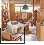 Chaise neuve avec accoudoir en bois d'acacia., Neuf, Brun, Enlèvement, Bois