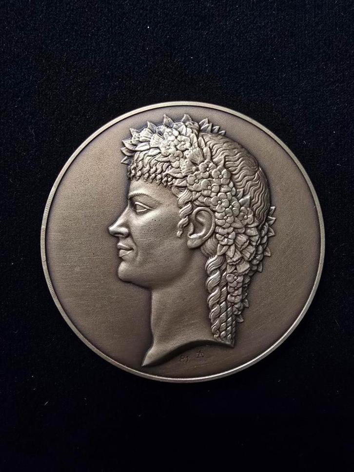 Médaille d'art numismatique Bruxelles 2004 Belgique bronze, Timbres & Monnaies, Pièces & Médailles, Bronze, Enlèvement ou Envoi