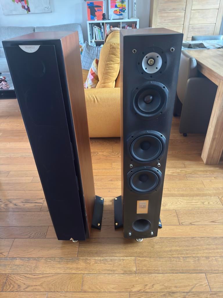 Enceintes Triangle Antal ES, Enlèvement, Comme neuf