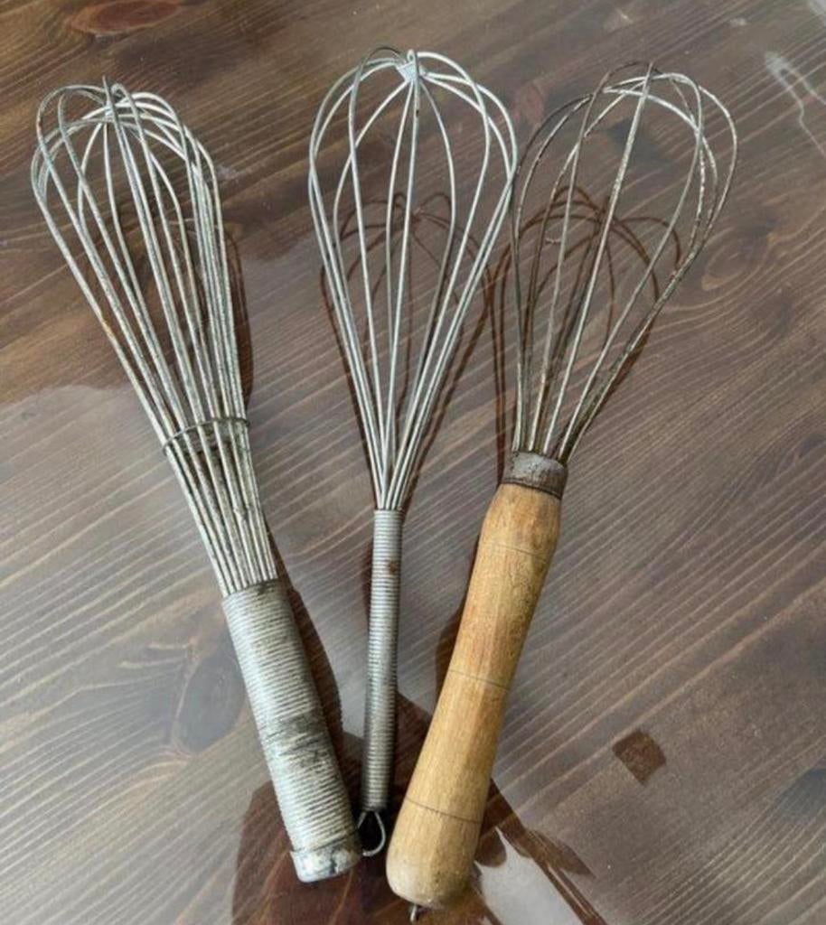Le lot complet d’anciens fouet de cuisine, Enlèvement ou Envoi, Comme neuf