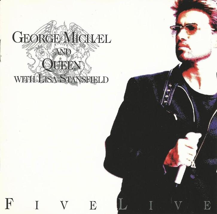 CD * GEORGE MICHAEL & QUEEN with LISA STANSFIELD - FIVE LIVE, Cd's en Dvd's, Cd's | Pop, Zo goed als nieuw, 1980 tot 2000, Ophalen of Verzenden