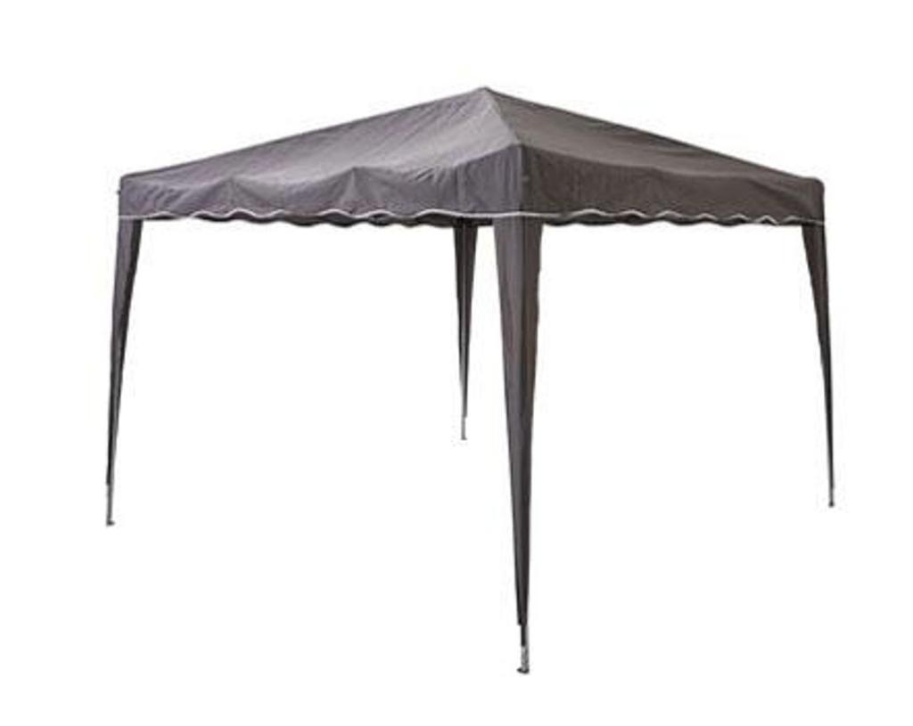 Tonnelle Central Park Quick Up pliable anthracite, Jardin & Terrasse, Tonnelles, Comme neuf, Autres types, 2 mètres ou plus, Moins de 5 mètres
