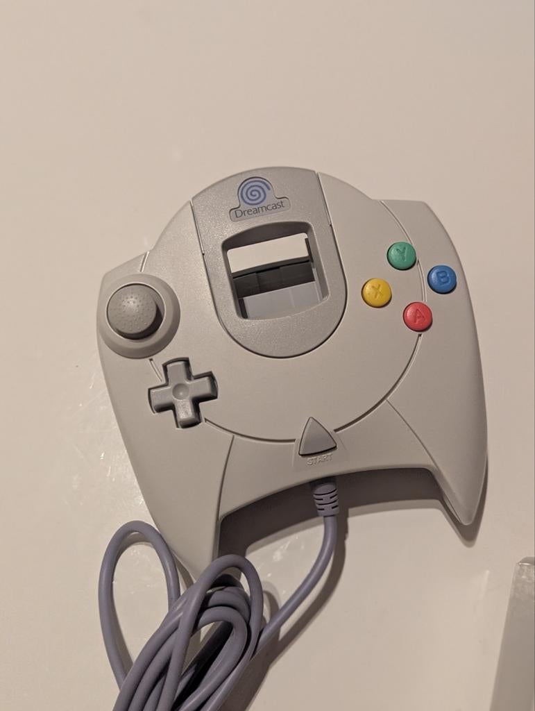 Manette Sega Dreamcast Avec Carte Mémoire VMU, D'occasion, Très Bon état