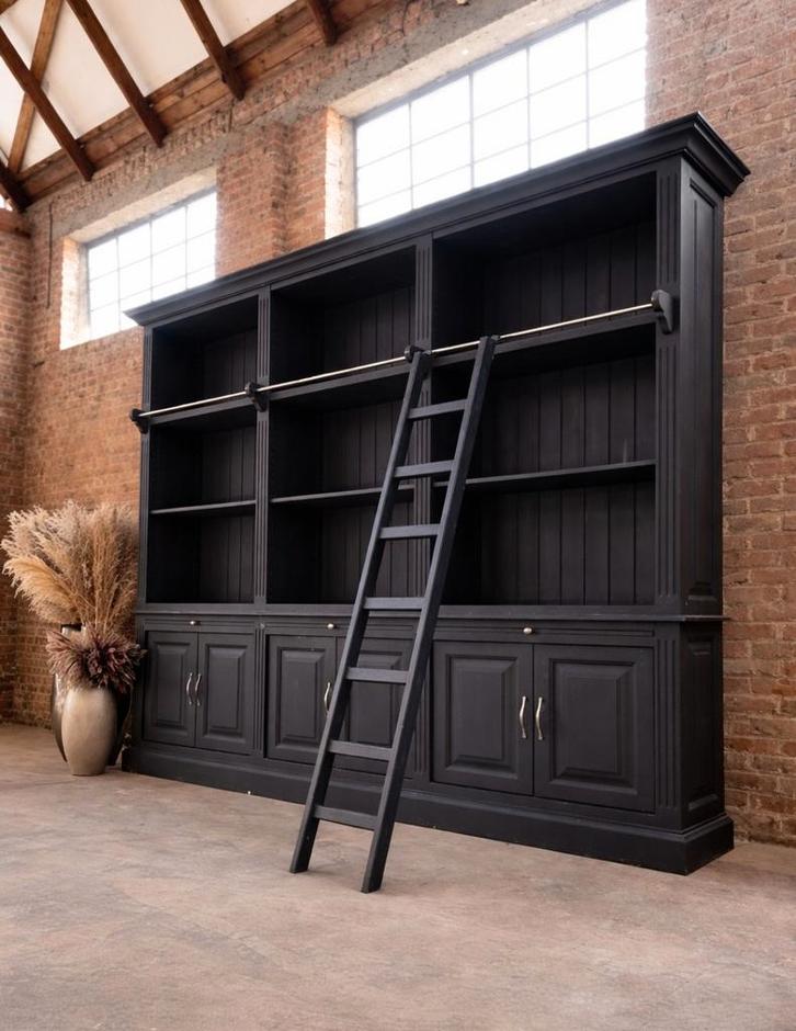 Prachtige 300cm boekenkast/bibliotheekkast GRATIS LEVERI, Huis en Inrichting, Kasten | Boekenkasten, Zo goed als nieuw, 200 cm of meer