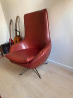 Vintage leren fauteuil, Huis en Inrichting, Ophalen, Zo goed als nieuw